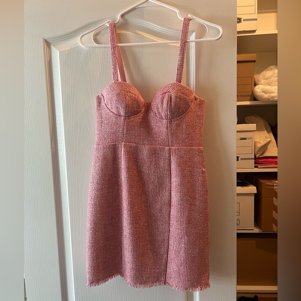 Lovers and Friends pink mini dress